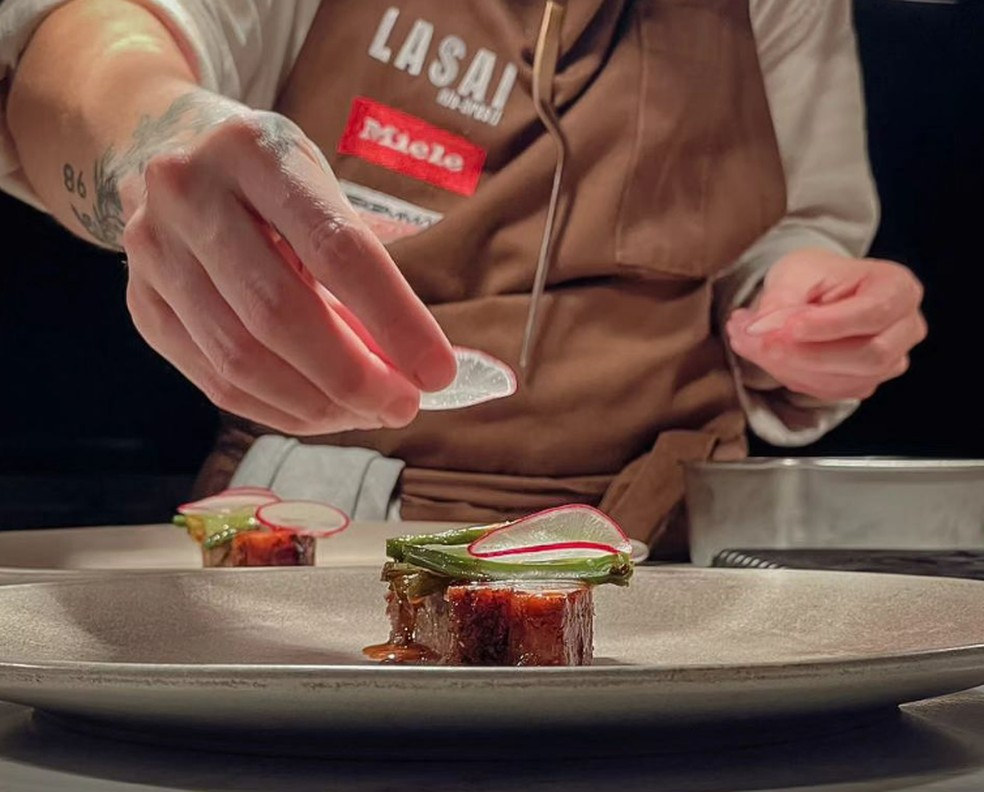 Lasai foi o restaurante brasileiro mais bem colocado na lista dos melhores da América Latina de 2024. — Foto: Reprodução/Instagram