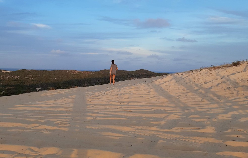 Dunas de Búzios, no litoral sul do Rio Grande do Norte — Foto: Fernanda Zauli/g1