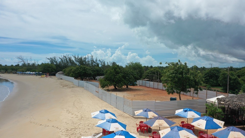 Justiça determina paralisação da obra na orla da Praia de Tourinhos, em São Miguel do Gostoso