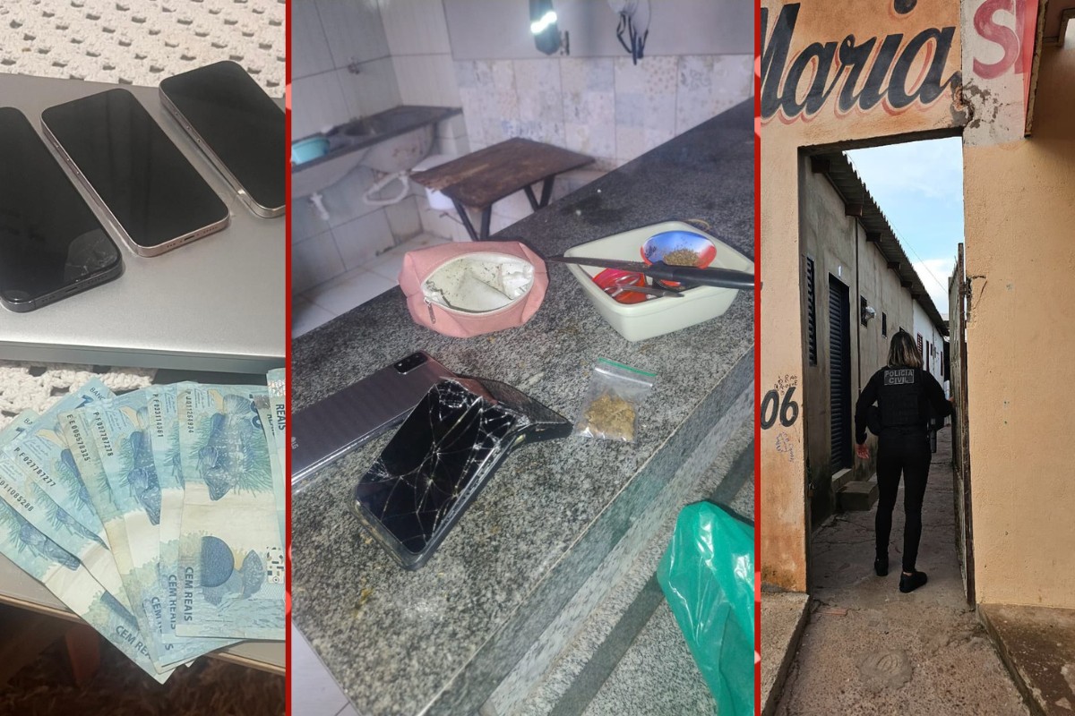 Homem quebra celular para tentar impedir coleta de provas após ser alvo de operação contra tráfico de drogas em MT