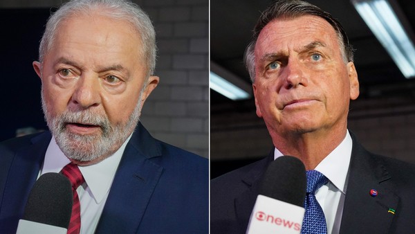 Lula e Bolsonaro — Foto: Stephanie Rodrigues/g1