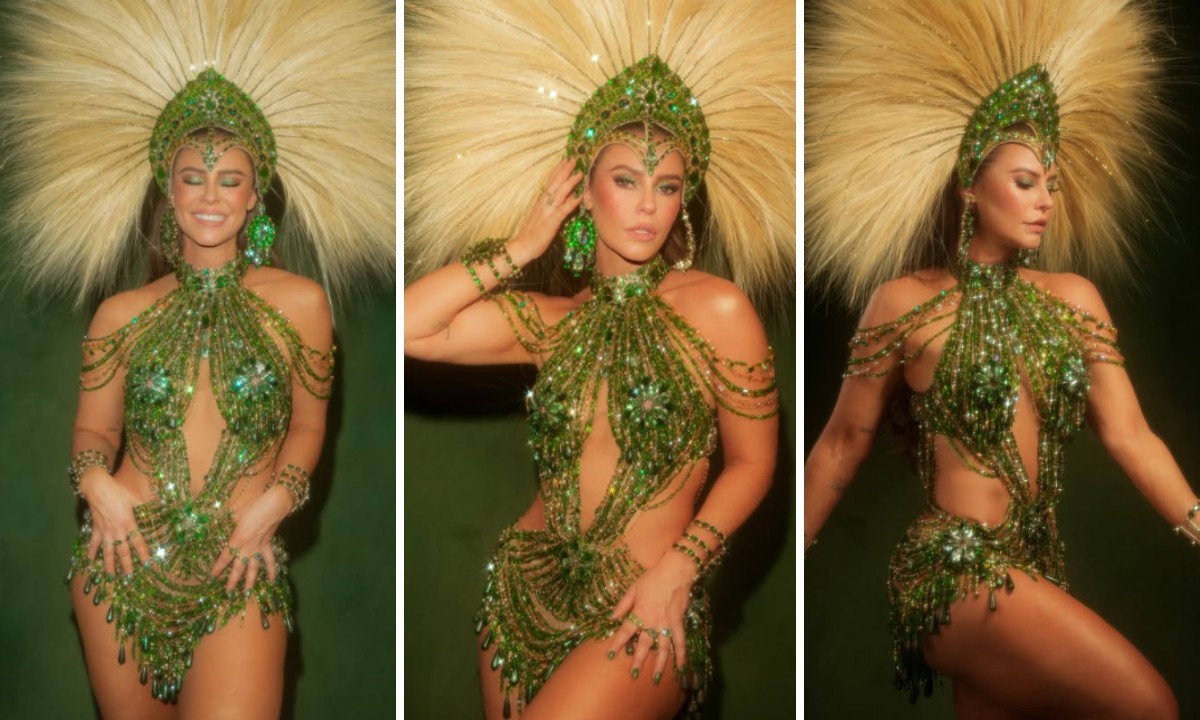 Paolla Oliveira é coroada rainha de bateria da Imperatriz | G1