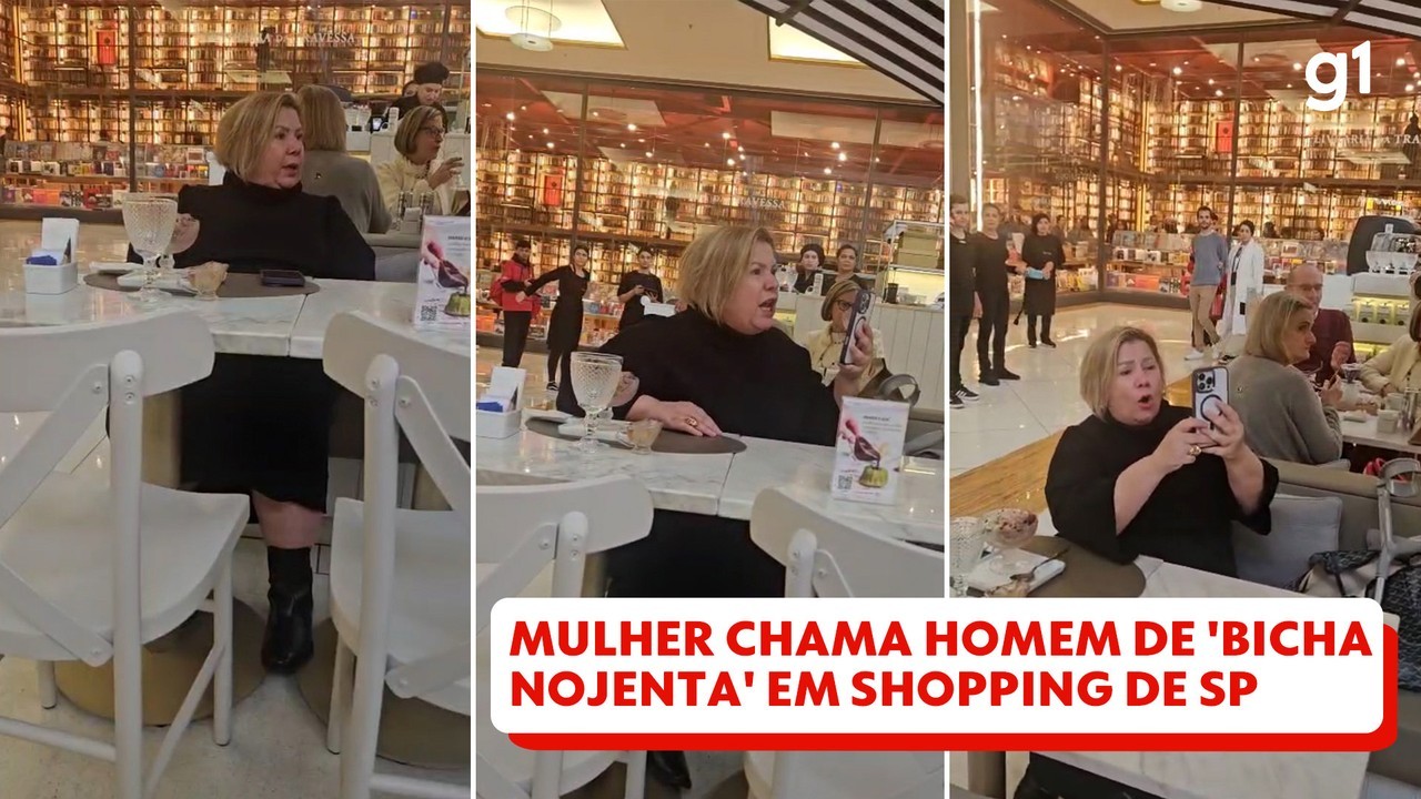 Mulher é presa em flagrante após chamar homem de 'bicha nojenta' em shopping de luxo em São Paulo