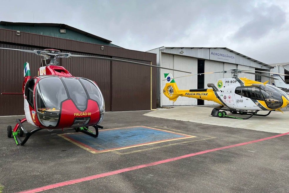 Governo do Paraná envia aeronave para auxiliar nas buscas de vítimas desaparecidas após ciclone no Rio Grande do Sul — Foto: BPMOA