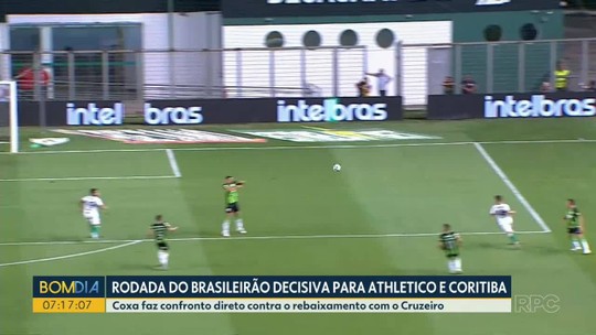 Coritiba faz confronto direto contra o rebaixamento com o Cruzeiro - Programa: Bom dia Sábado – Paraná 
