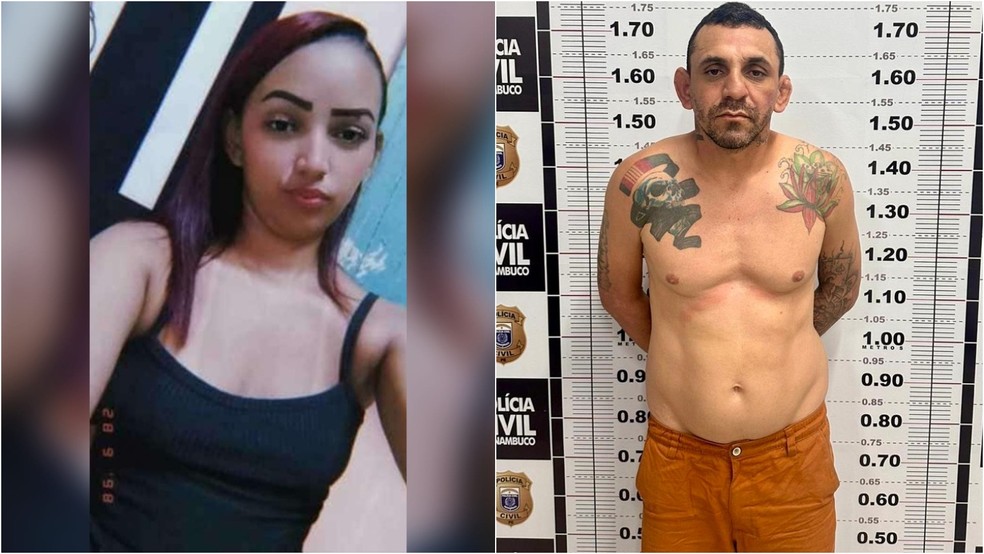 Anderson Alexander Cabral Fernandes, de 43 anos, foi preso pela morte da namorada Ingrid Sousa Felicio, de 24 anos, que estava grávida de três semanas. — Foto: Reprodução