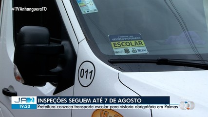 Prefeitura convoca transporte escolar para vistoria obrigatória em Palmas
