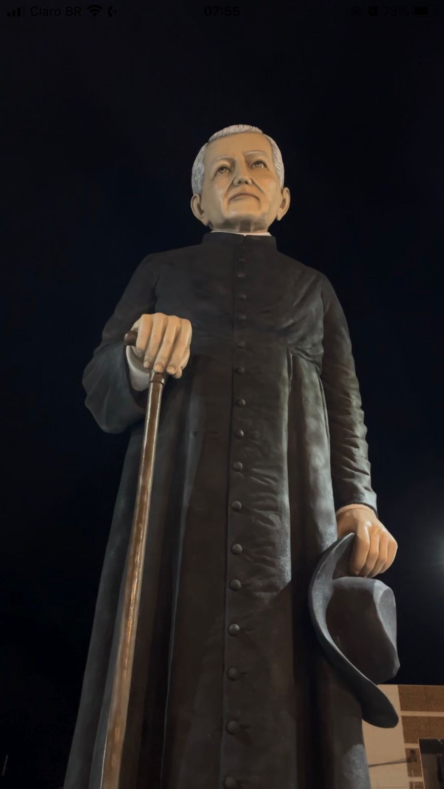 Município de Cedro,PE, ganha estátua de Padre Cícero com seis metros de altura 