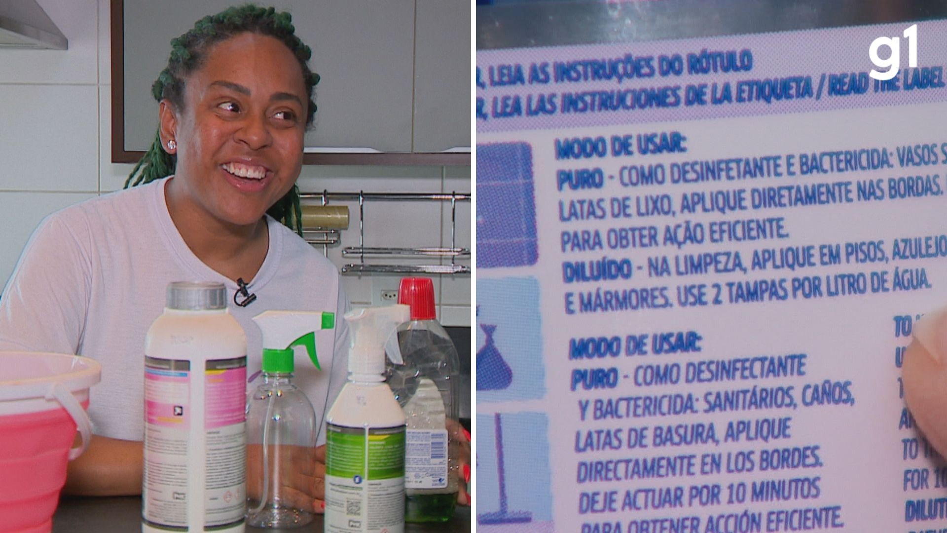 Diarista ensina a fazer 500 ml de produto de limpeza render por até 4 meses (spoiler: ler as instruções de uso ajuda!)