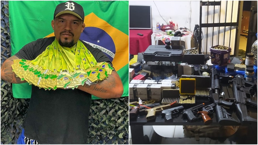 Ex-lutador Chiquerim foi um dos alvos da operação. — Foto: Reprodução