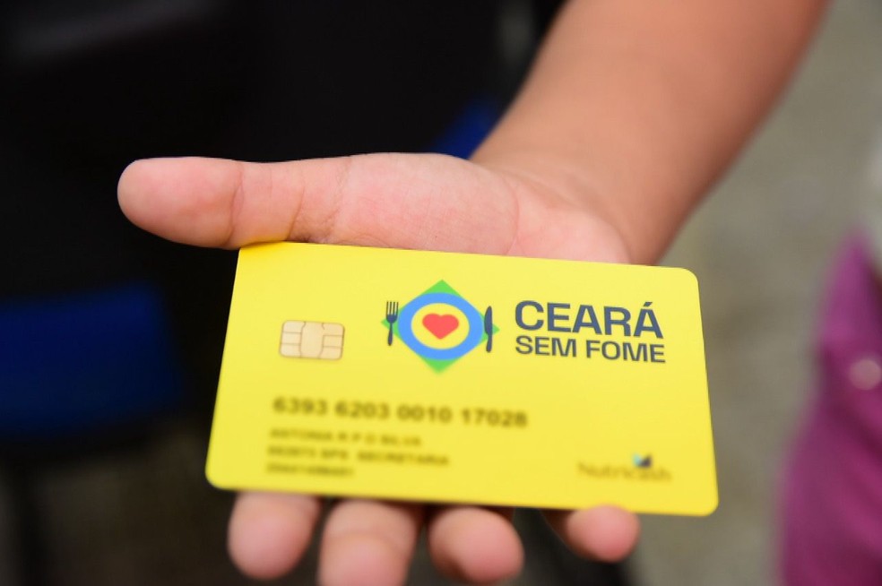 Novas datas são disponibilizadas para quem não recebeu o Cartão Ceará sem Fome. — Foto: Governo do Ceará/Reprodução