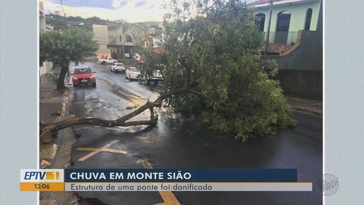 Chuva Forte Causa Deslizamentos De Terra E Interdita Ponte Em Monte Sião Sul De Minas G1 