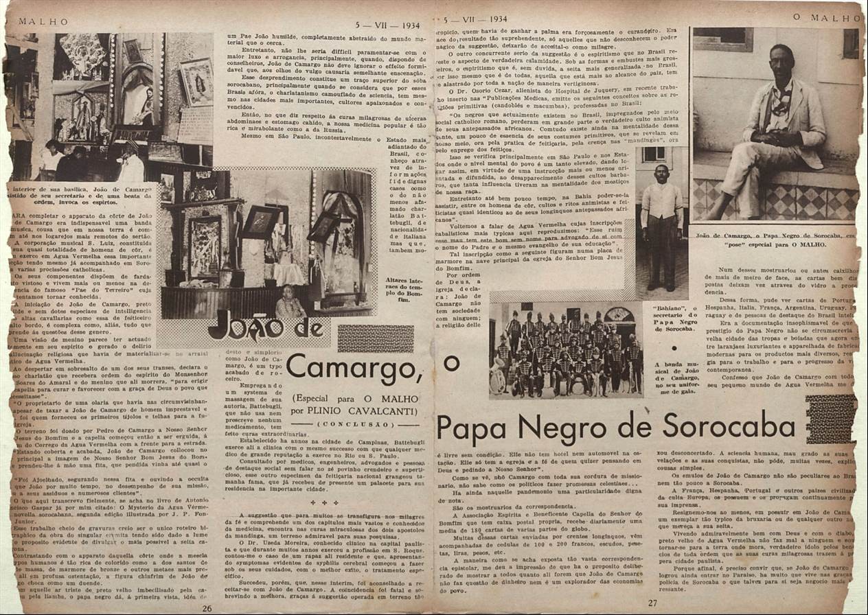 Nascido e batizado em Sarapuí, Nhô João de Camargo construiu legado de fé e solidariedade no interior de SP