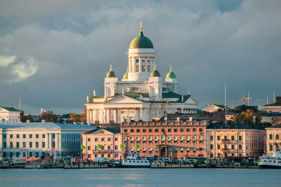Helsinque, capital da Finlândia — Foto: Unsplash/Tapio Haaja