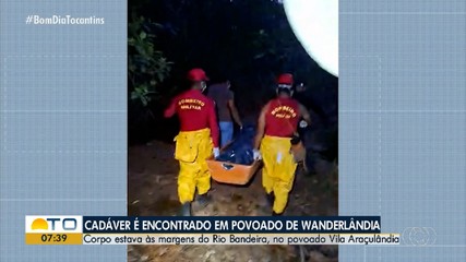 Corpo é encontrado às margens do Rio Bandeira em Wanderlândia