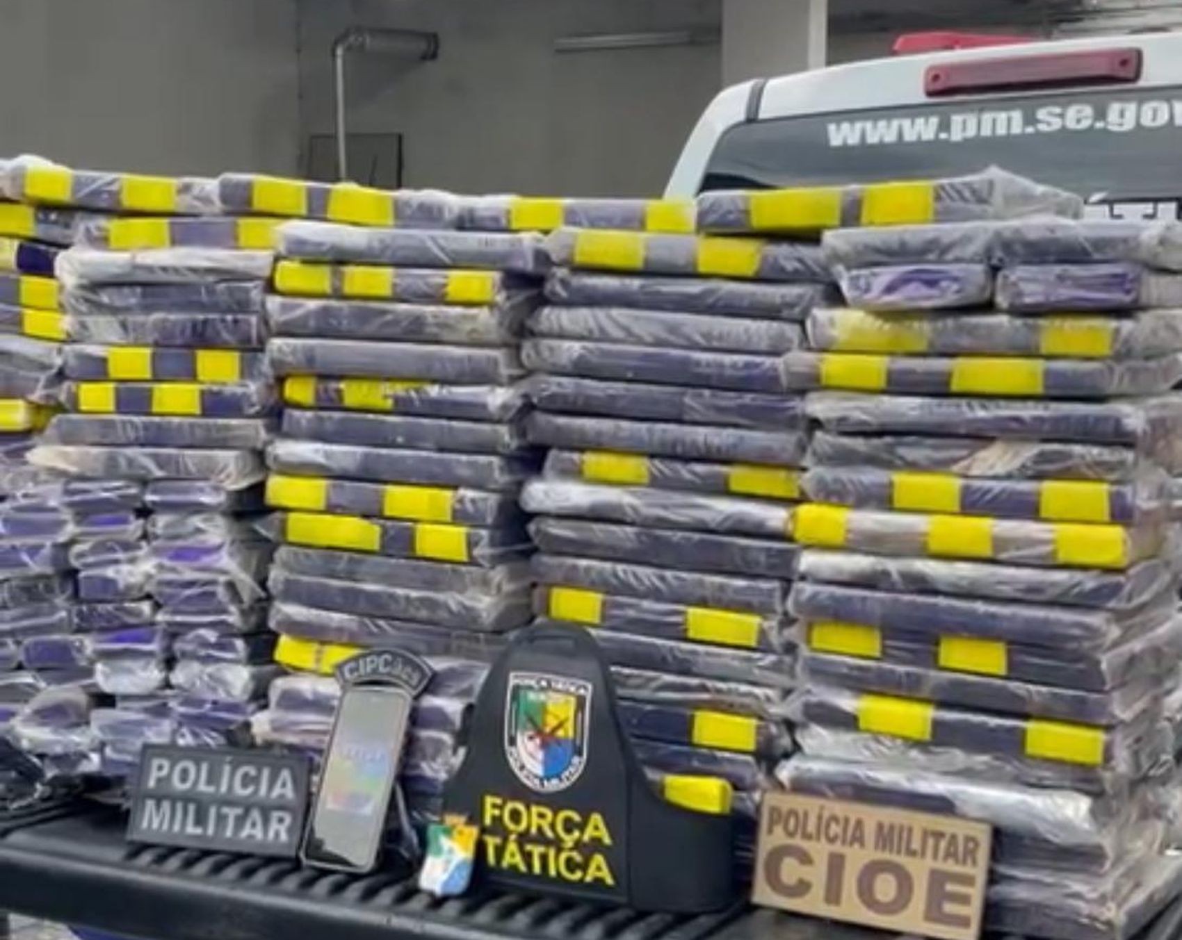 Cerca de 100 quilos de droga são apreendidos na Zona Sul de Aracaju