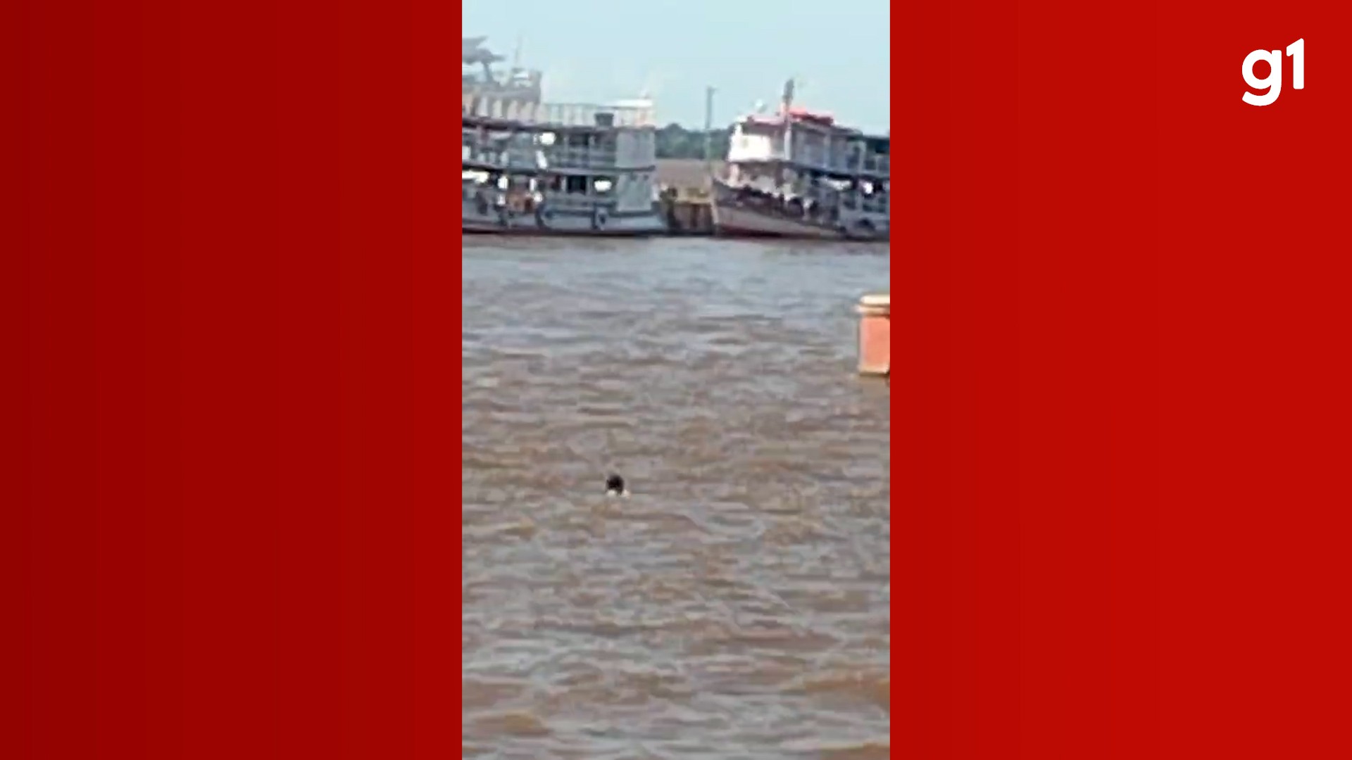 Vídeo mostra último momento de jovem antes de desaparecer no Rio Amazonas em Parintins