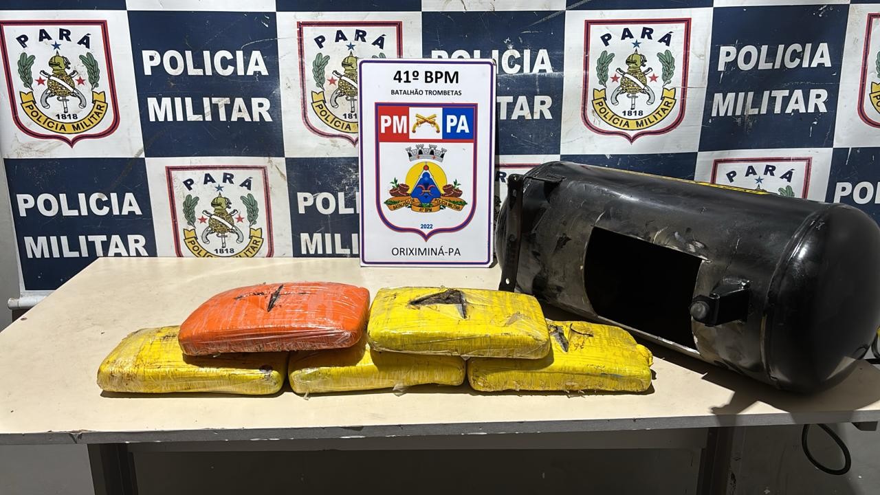 PM encontra mais de 5 Kg de droga escondidos dentro de compressor em embarcação em fiscalizações no Porto de Oriximiná