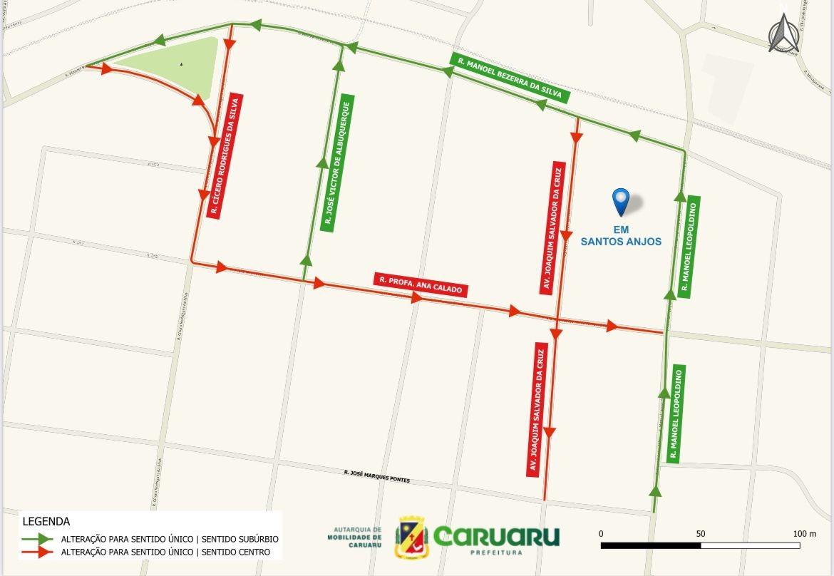 Ruas do bairro Kennedy terão sentidos modificados; confira mudanças