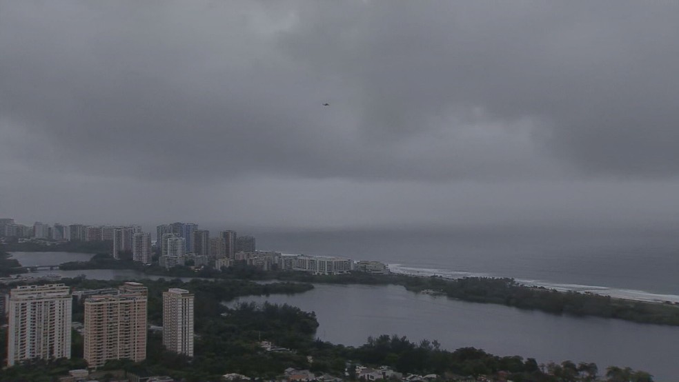 Rio tem previsão de chuva para o próximo domingo (25). — Foto: Reprodução/ TV Globo