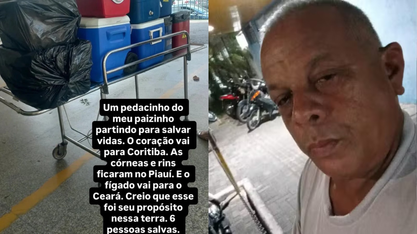 'Partindo para salvar vidas', diz filho de PM que morreu após ser baleado na cabeça e teve órgãos doados 