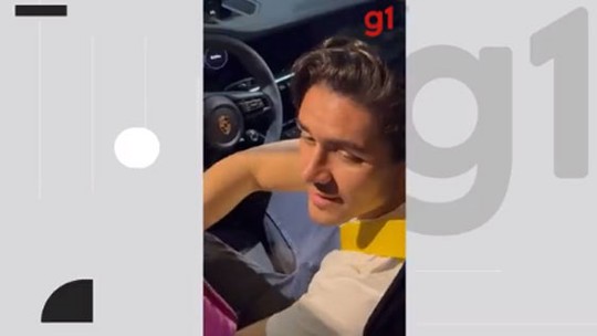 Vídeo mostra motorista do Porsche com voz pastosa antes de colisão - Foto: (Reprodução)