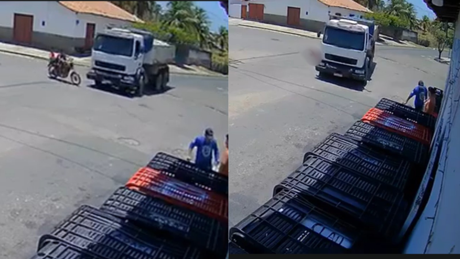 Criança de 10 anos morre e mãe fica ferida após colisão entre moto e caminhão no Piauí