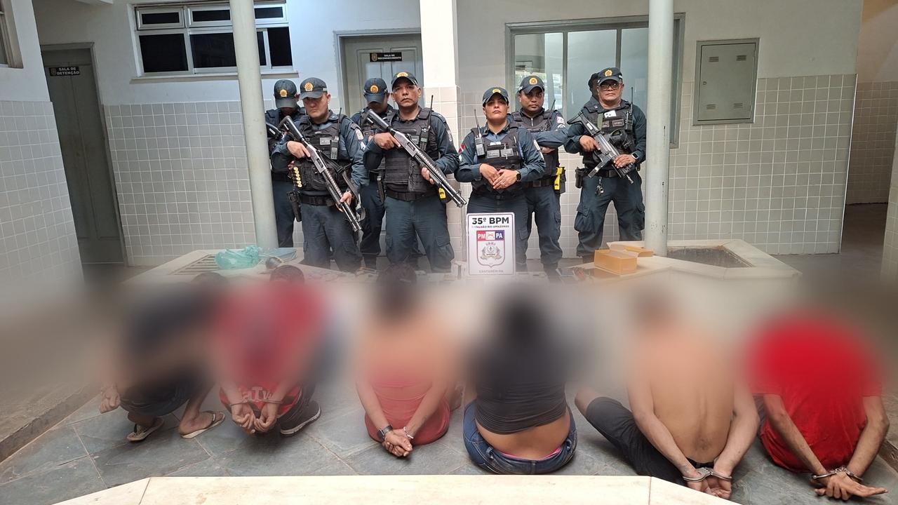 Operação da PM resulta em prisões por furto carro, tráfico de drogas e receptação em Santarém