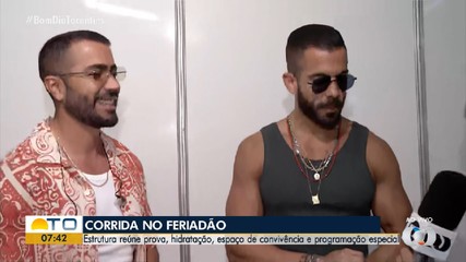 Programação na Praça dos Girassóis tem show para participantes de corrida
