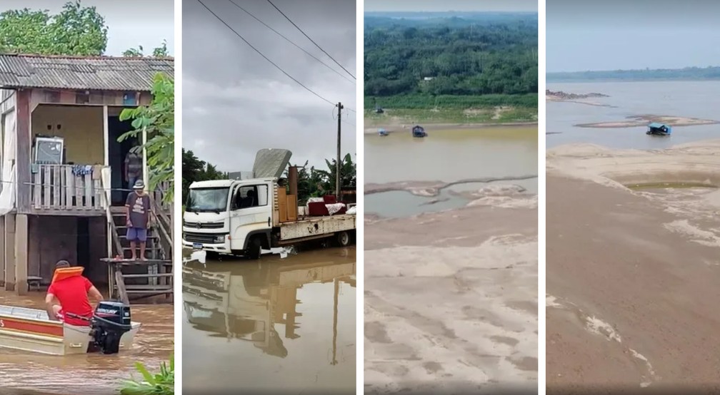 Da cheia à seca: veja como foi 2023 em Rondônia — Foto: Reprodução
