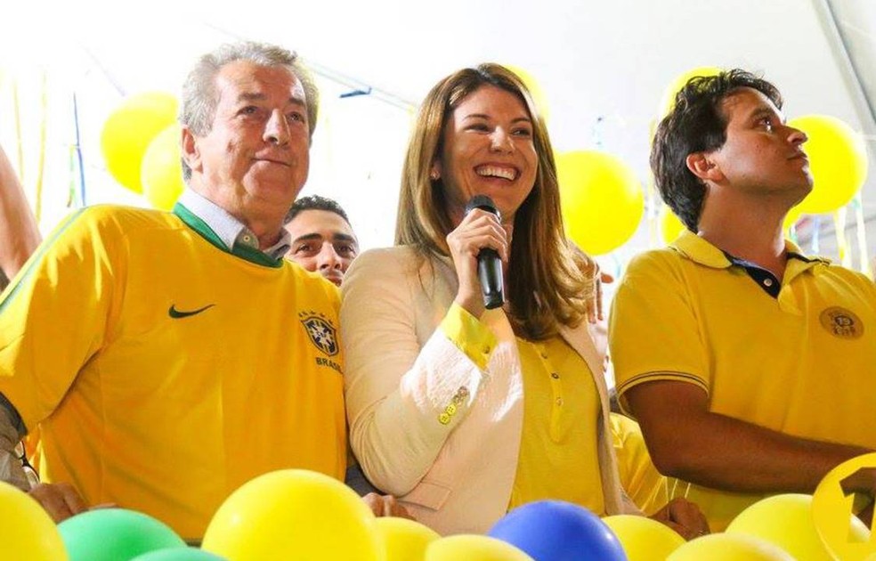 Os ex-prefeitos de Saquarema (RJ), Manoela Peres, e seu ex-marido, Antônio Peres — Foto: Reprodução