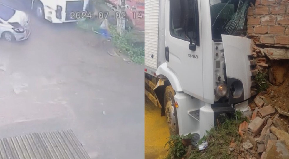 Acidente aconteceu em Águas Compridas, em Olinda — Foto: Reprodução/Instagram