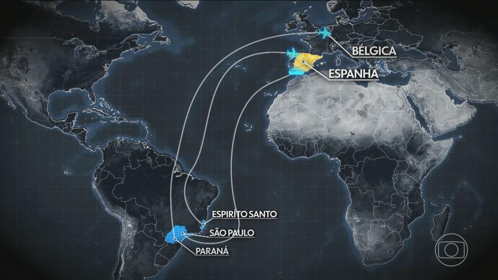 Imagem da operação da Polícia Federal