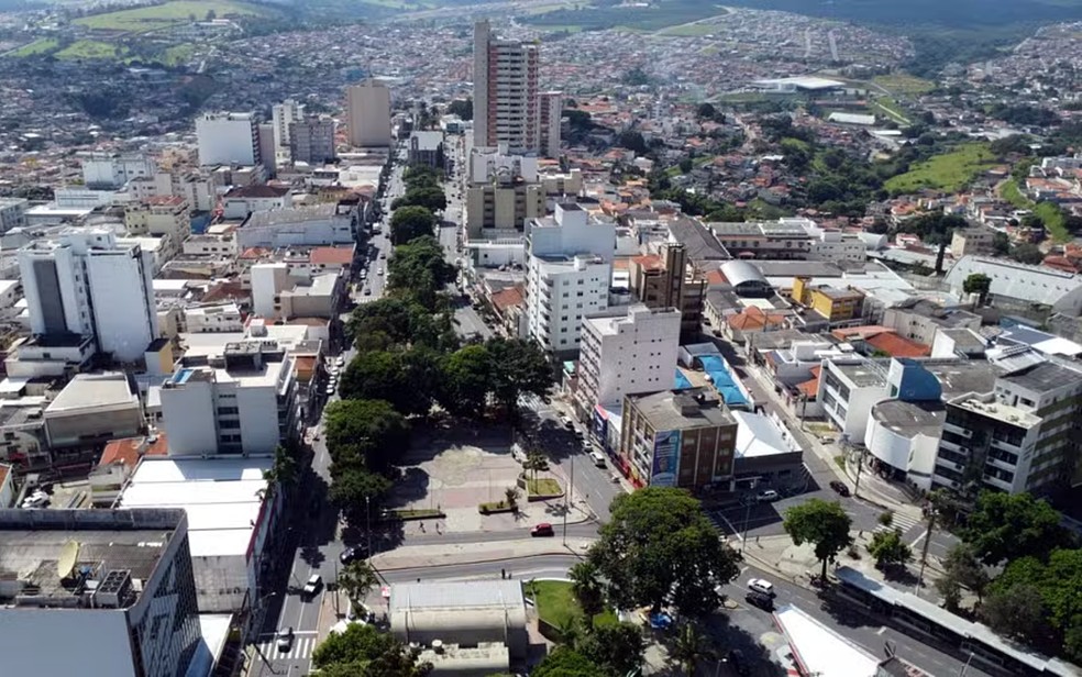 Vista aérea de Varginha (MG) — Foto: Prefeitura de Varginha