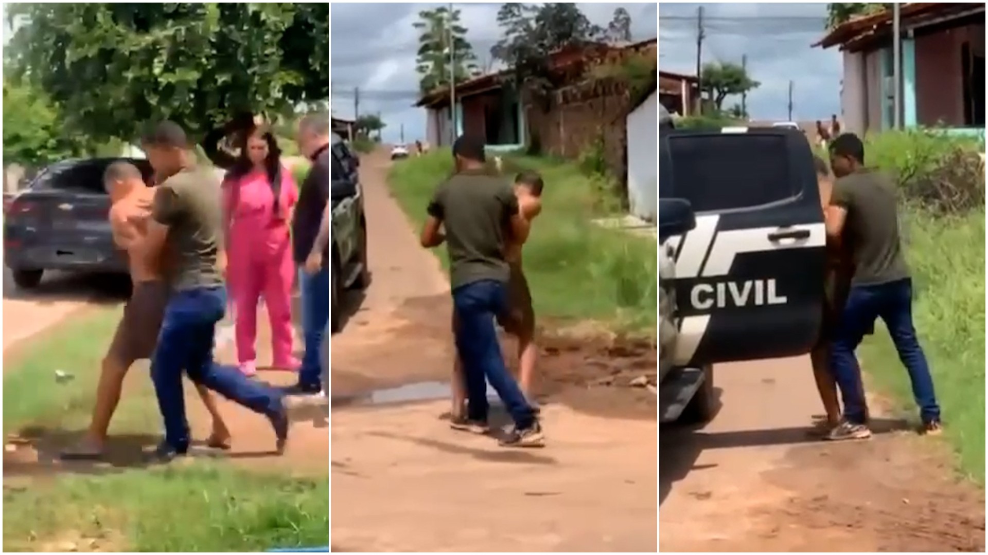 VÍDEO: Idoso é preso por abuso sexual ao ser flagrado com criança de dois anos em Peritoró, no Maranhão