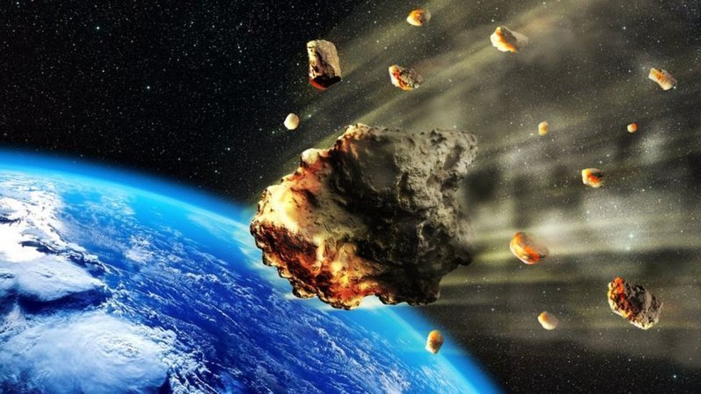 Diariamente, a Terra é atingida por diversos objetos vindos do espaço — Foto: GETTY IMAGES via BBC