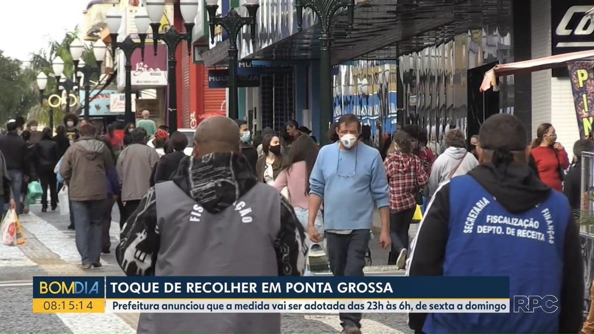 Coronav Rus Prefeitura Determina Toque De Recolher Em Ponta Grossa De