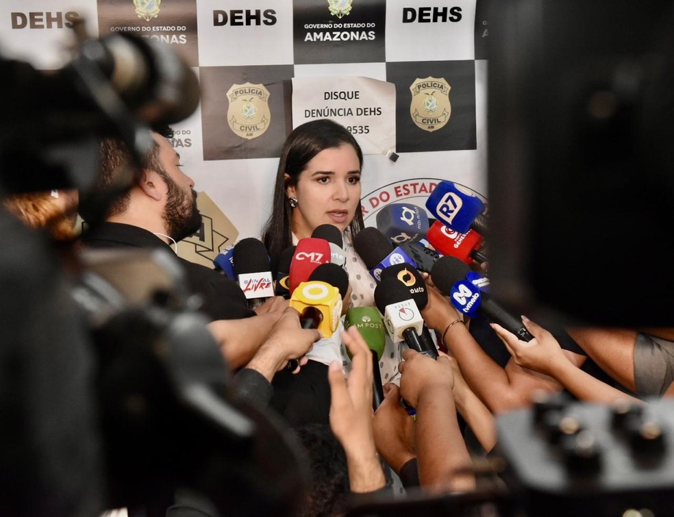 Delegada Marília Campello, adjunta da DEHS — Foto: Divulgação/PC-AM