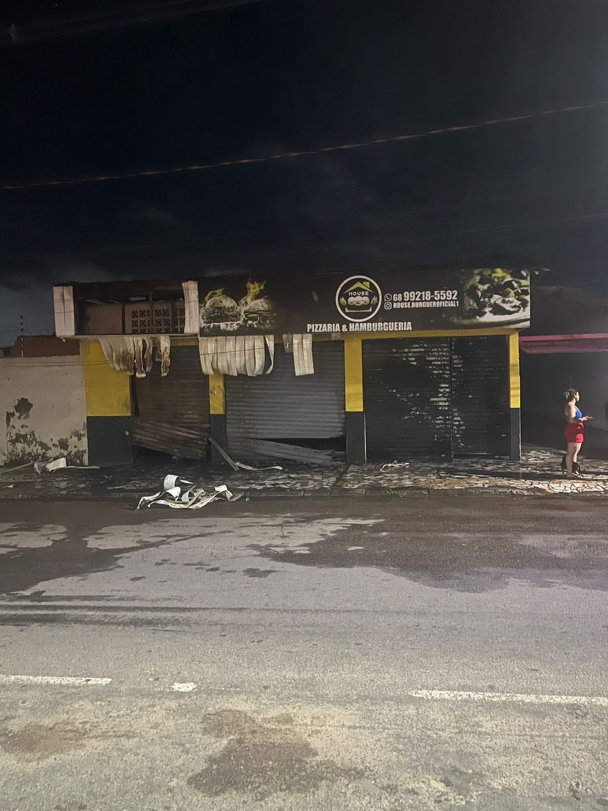 Após incêndio, dono de lanchonete estima prejuízo de R$ 30 mil em Rio Branco: 'Fé que vou me reerguer'