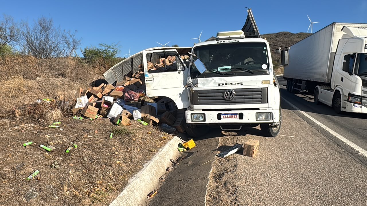 Motorista morre ao pular de caminhão na BR-423 em Garanhuns | G1