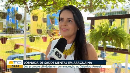 Sesi promove Jornal da Saúde Mental em alusão ao setembro amarelo em Araguaína