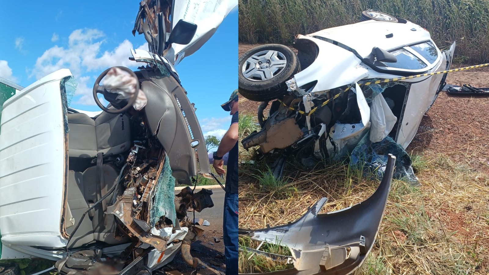 Duas pessoas morrem após colisão entre carro e caminhão no Sul do Piauí