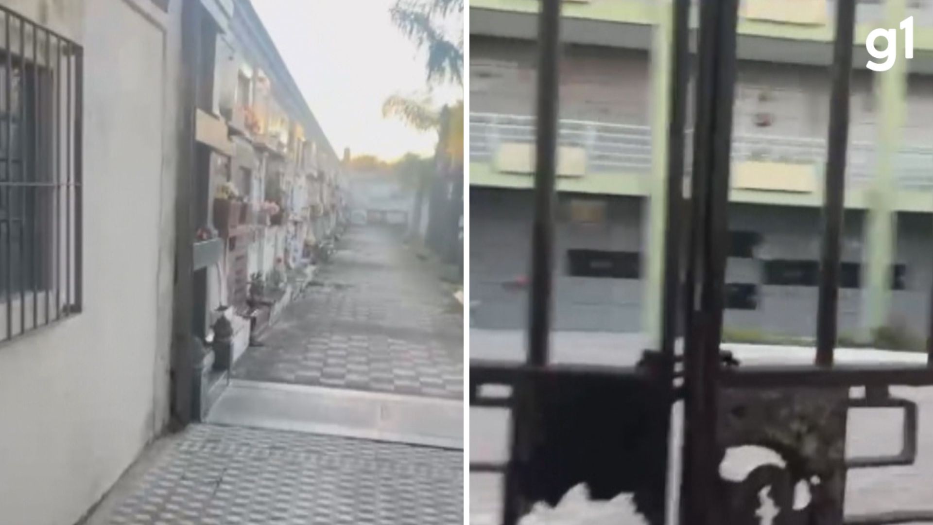 VÍDEO: Mulheres e criança são resgatadas após ficarem presas por 40 minutos em cemitério no RS