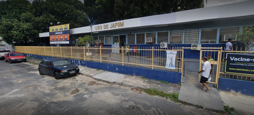 Unidade Básica de Saúde (UBS), do bairro Japiim, na Zona Sul de Manaus. — Foto: Reprodução/Google Maps
