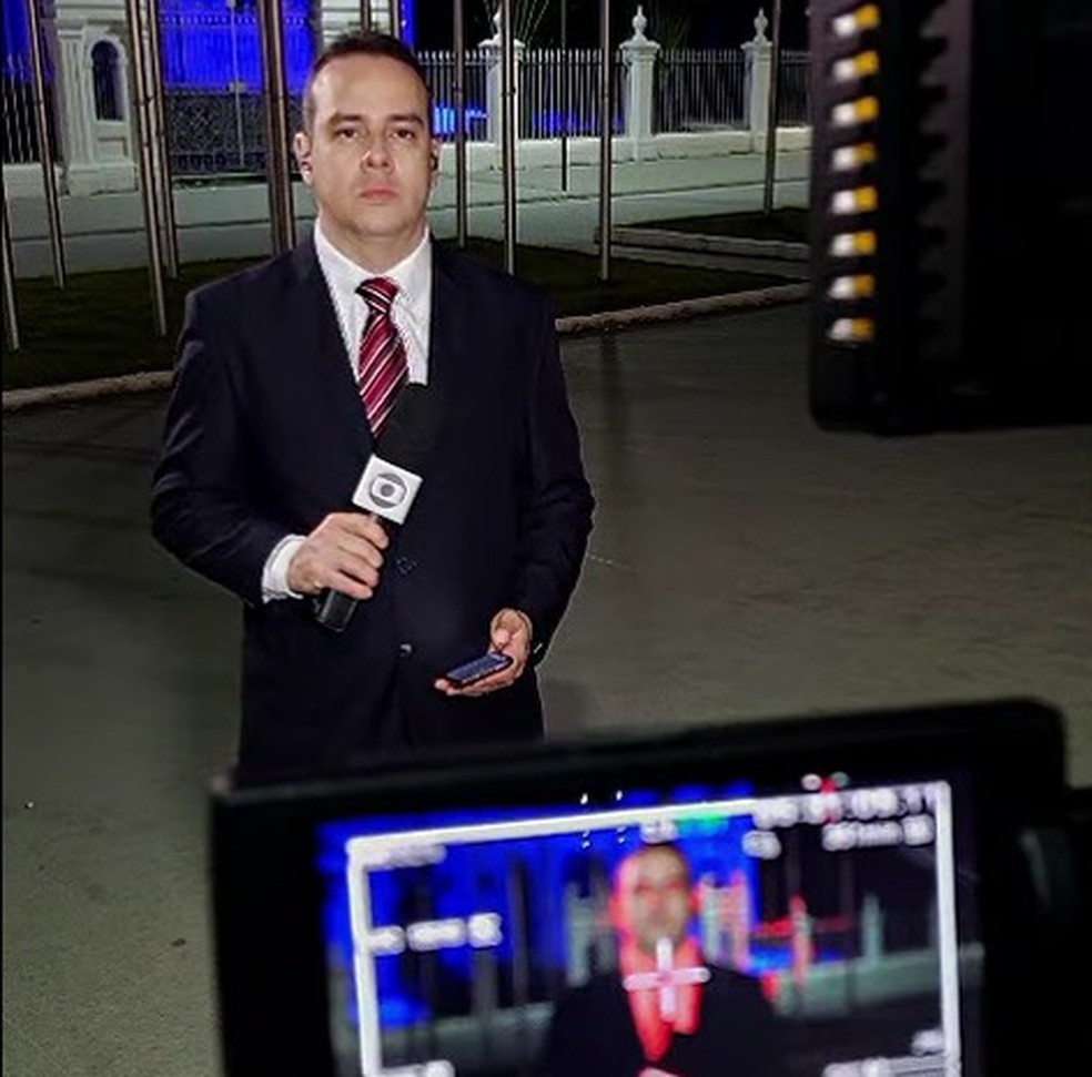 Lucas Malafaia integra equipe de repórteres do AB2 — Foto: Acervo pessoal