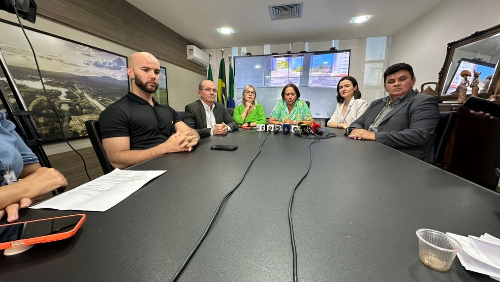 Medida foi anunciada em coletiva de imprensa nesta terça-feira (3). — Foto: Kleber Teixeira/Inter TV Cabugi