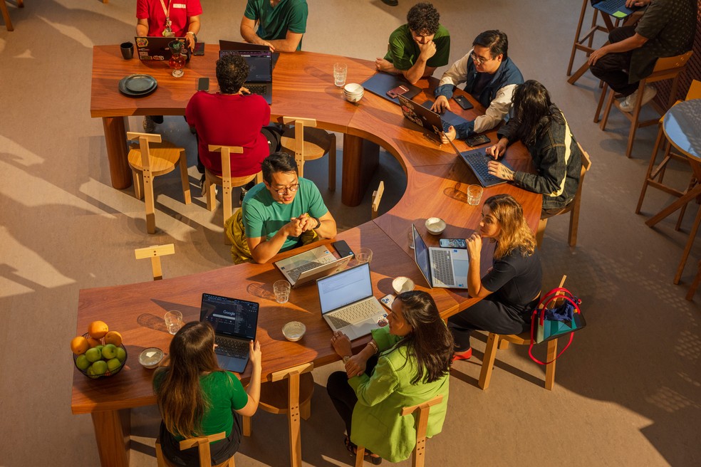 Novo centro de engenharia do Google em São Paulo. — Foto: Divulgação/Google