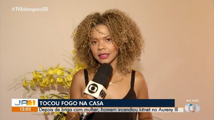 Casa é incendiada durante madrugada no Aureny III, em Palmas