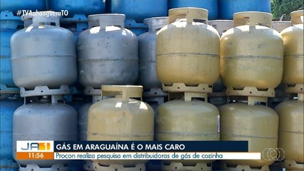 Gás de cozinha em Araguaína é o mais caro do Estado