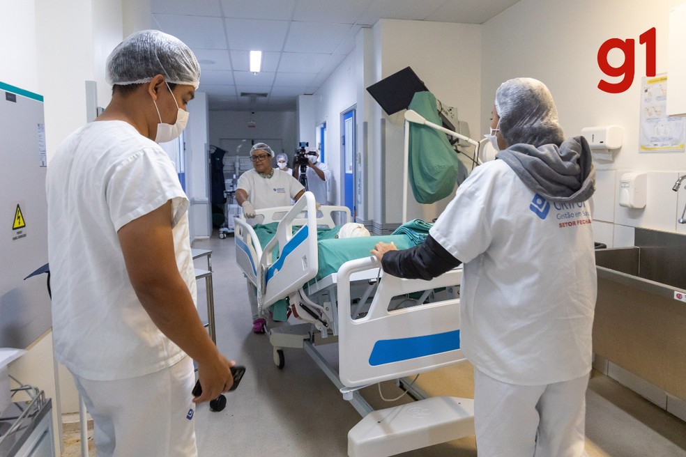 Cirurgia de alta expansão de pele foi realizada pela primeira vez em Mato Grosso — Foto: Emanoele Daiane/Secretaria de Saúde de Cuiabá